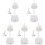 5Pcs Adjustable LED Nail Table Lamp Gooseneck Design for Gel Nails 4