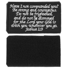 3Pcs Black Bible Patch Adhesive Clothing Repair and Decorative Sticker
