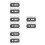 8Pcs Retro Plastic Empty Cassette Tape DIY Wall Decoration 9