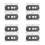 8Pcs Retro Plastic Empty Cassette Tape DIY Wall Decoration 10