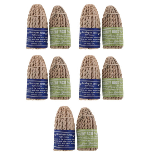 10Stk Nepal Seil-Räucherstäbchen Beige Für 2