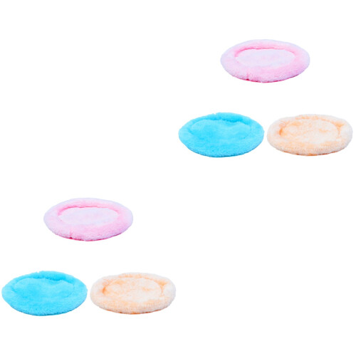 6Pcs Ergonomic Hamster Cushion Mats Warm Soft for Small Animals 2