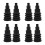 Worgeous  4 Pcs Universal Firewall Boot Wire Harness Protective Cover 7