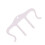 2Pcs Compact White Plastic Music Clip for Home Use Easy Sheet Holder 1