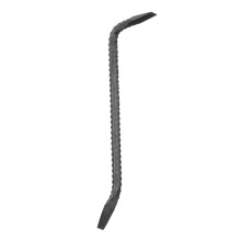 14 Inch Heavy Duty Carbon Steel Pry Bar Crowbar with Double Flat Head and Ergonomic Grip