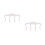 2Pcs Compact White Plastic Music Clip for Home Use Easy Sheet Holder 6