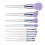 20Pcs Purple Cosmetic Makeup Brushes Artificial Fiber Face Tools 9