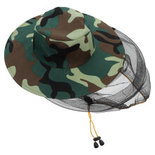 5Pcs Beekeeping Protective Hat with Mesh Veil Lightweight Cotton Blend