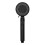 5Pcs ABS Bathroom Shower Head Black Handheld Pressurized Spray Nozzle 1
