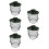 5Pcs Beekeeping Protective Hat with Mesh Veil Lightweight Cotton Blend 6