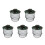 5Pcs Beekeeping Protective Hat with Mesh Veil Lightweight Cotton Blend 5