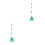 2Pcs Ergonomic Plastic Garden Rake Green Small Flexible Leaf Cleanup 9