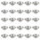2000Pcs Silver Foil Egg Tart Molds Disposable Baking Cups for Kitchen 1