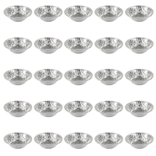 2000Pcs Silver Foil Egg Tart Molds Disposable Baking Cups for Kitchen