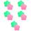 10Pcs Plastic Rose Thorn Strippers Leaf Remover Tools Assorted Colors 9