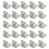 2000Pcs Silver Foil Egg Tart Molds Disposable Baking Cups for Kitchen 3