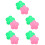 10Pcs Plastic Rose Thorn Strippers Leaf Remover Tools Assorted Colors 8