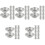 2000Pcs Silver Foil Egg Tart Molds Disposable Baking Cups for Kitchen 5