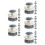 25Pcs Ergonomic Handle Dish Brush PP Plastic for Pots Pans and Sinks 5