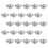 2000Pcs Silver Foil Egg Tart Molds Disposable Baking Cups for Kitchen 2