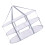 4Pcs White Folding Hanging Dryer 3-Tier Drying Rack for Home Use 1