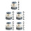 25Pcs Ergonomic Handle Dish Brush PP Plastic for Pots Pans and Sinks 6