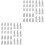 3000Pcs Knurled Silver Solid Rivets Fixed Fasteners 3