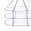 4Pcs White Folding Hanging Dryer 3-Tier Drying Rack for Home Use 7