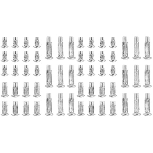 3000Pcs Knurled Silver Solid Rivets Fixed Fasteners 1