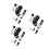 3Sets Portable Silver Kazoo for Beginners Music Performance Instrument 9
