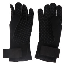Tauchhandschuhe, 3 Mm Wasserhandschuhe mit Elastischem Handgelenk, Rutschfesten Partikeln, wasserdichte Neoprenanzughandschuhe (S)