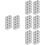 120Pcs Ceramic Mini Bricks Grey for Simulation Brick Models and Decor 7