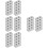 120Pcs Ceramic Mini Bricks Grey for Simulation Brick Models and Decor 8