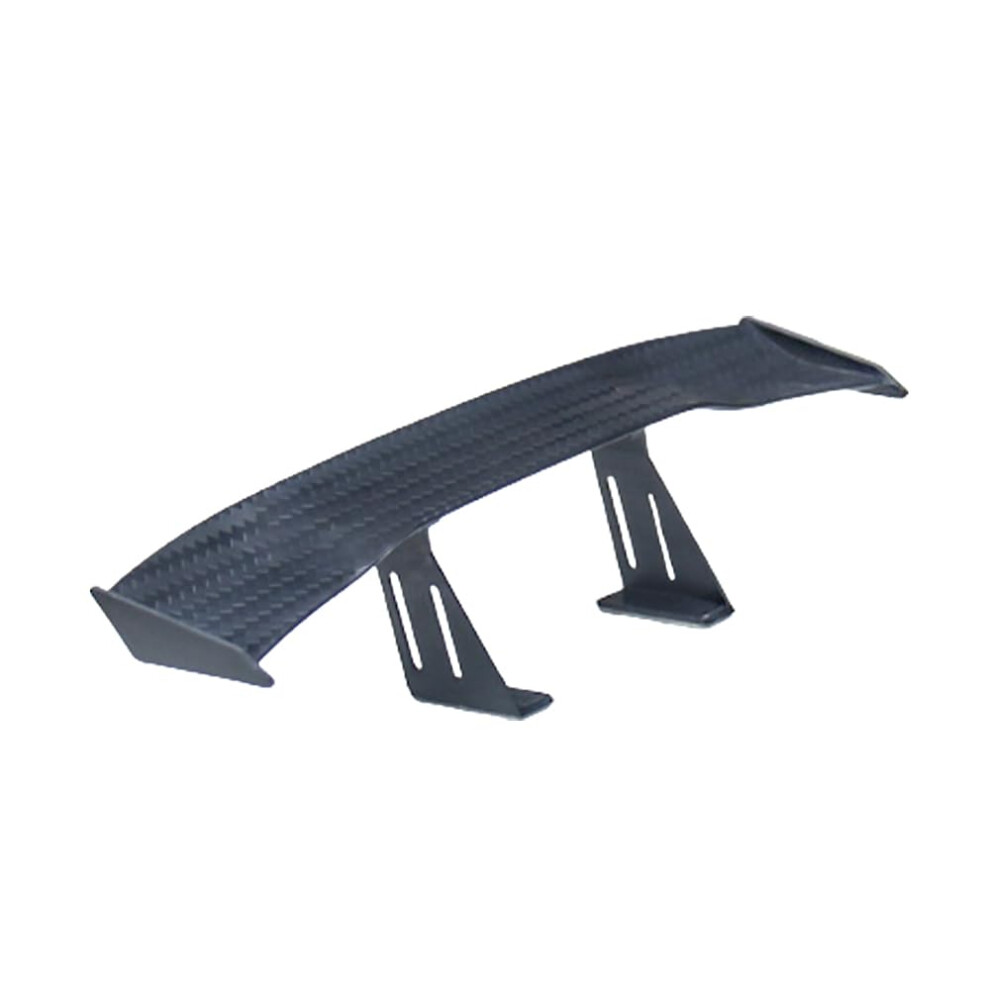 Universal Mini Car Spoiler Carbon Fiber Nodrill Rear Wing For Improved Aerodynamics 9053599198284