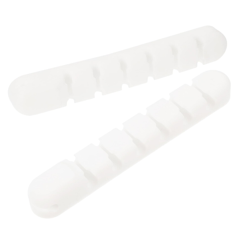 2Pcs Adhesive Cable Organizer Clips Silicone Holders For Desktop Wire Management 9113335730755