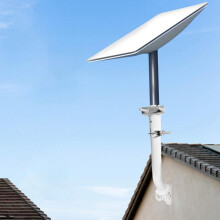 Mount for Starlink Gen 2 J Pole Kit for Secure Roof or Wall Installation with Adjustable Design