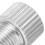 2 pezzi Adattatore per valvole Presta-Schrader Argento 15x9.5mm 11