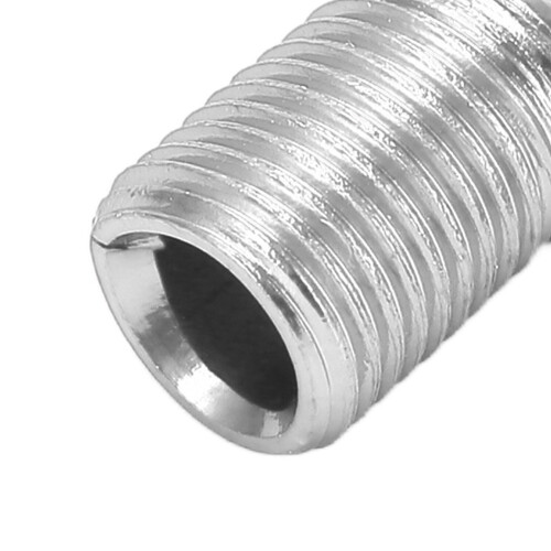 2 pezzi Adattatore per valvole Presta-Schrader Argento 15x9.5mm 2