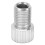 2 pezzi Adattatore per valvole Presta-Schrader Argento 15x9.5mm 10