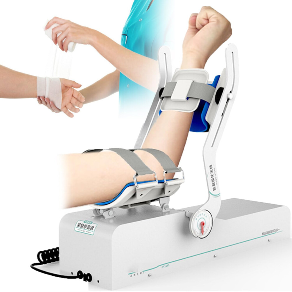 Elbow Rehabilitation Device Hinged Elbow Brace with Precise Angle Adjustment for Home Recovery