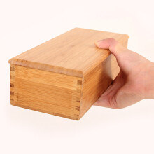 Scatola Organizer per Posate in Bambù 27x11x6,6 cm Contenitore in Legno