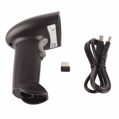 Voice Enabled Barcode Scanner OLED Screen 2.4GHz Wireless Big Memory Multiple Uses Comfort Grip Lightweight Design Compatible Across Platforms