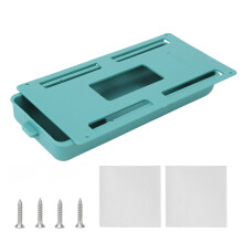 Pencil Drawer Organizer With Handle Strong Adhesive Force Under Desk Organizer Sturdy Plastic Material Compact Design For Office Supplies And