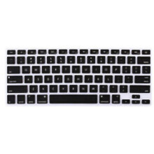 Funda para teclado silenciosa, diseño impermeable, a prueba de polvo, material flexible de silicona, compatible con distribución estadounidense,