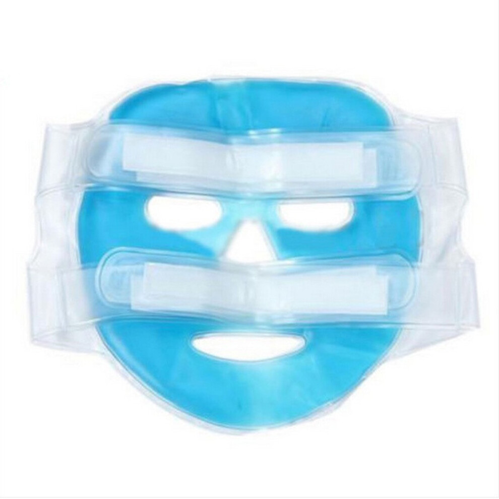 Reusable Gel Face Mask Cold Hot Compress 220g 19x20cm Soft Cooling