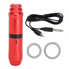 Tattoo Power Supply Included Tattoo Kit Ergonomic Handle Design Adjustable Needle Stroke with Scale Marks CNC Precision Housing Rust Resistant Metal