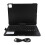 Teclado com controles de toque intuitivos para iPad Air 5/Pro de 4ª geração e 11 polegadas, capa com trackpad retroiluminado em arco-íris e 1
