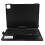 Teclado com controles de toque intuitivos para iPad Air 5/Pro de 4ª geração e 11 polegadas, capa com trackpad retroiluminado em arco-íris e 5