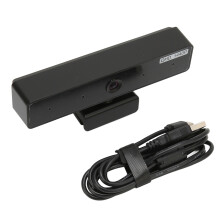 Webcam haute définition pour ordinateur de bureau avec microphone à réduction de bruit, son clair, plage dynamique étendue et fonction
