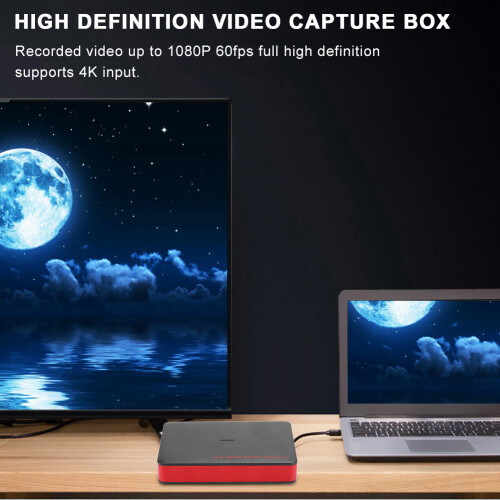 Κάρτα καταγραφής HDMI υψηλής ταχύτητας μετάδοσης για ροή, προεπισκόπηση σε 2